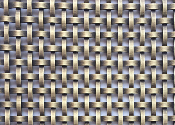 Parrilla de acero de cobre roja Mesh Interior Design Anti Alkaline los 20m 2.5m m densamente