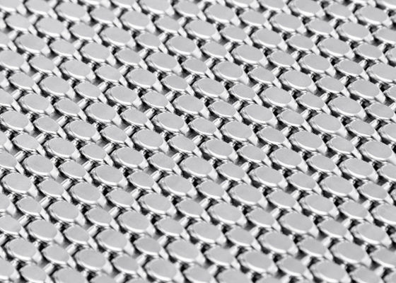Arquitectura decorativa de la fachada de la tela del alambre de acero de Mesh Screen el 15ft del metal del OEM 1.5m m