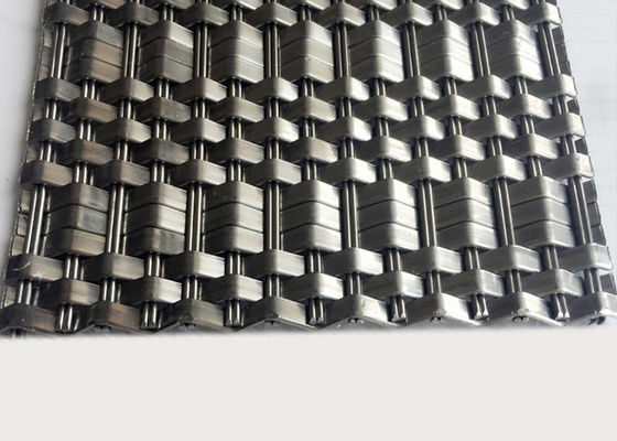 Alambre tejido arquitectónico Mesh Panels del metal de SS316 Deco diámetro de la deformación de 1,5 x de 2m m