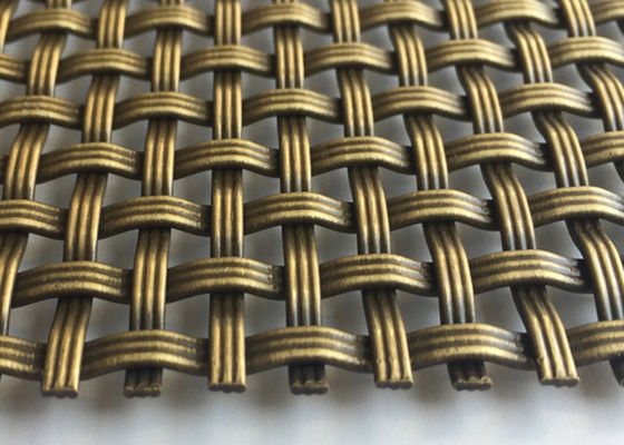 el metal decorativo Mesh Screen Wire Grille Antique del ODM de 3.2m m plateó