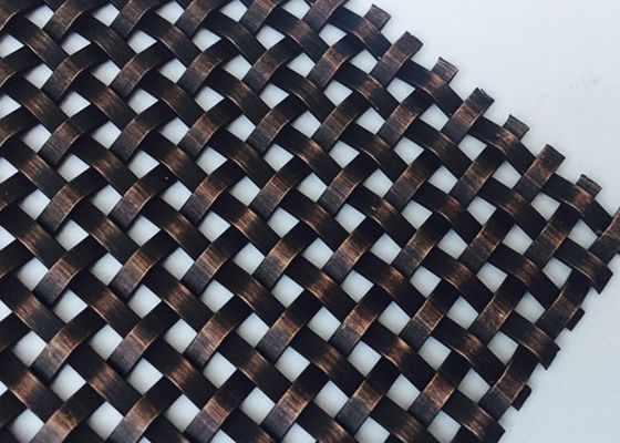 el cuadrado de la fachada de los muebles de los 6.5ft teje la armadura de acero inoxidable Mesh Smooth Surface
