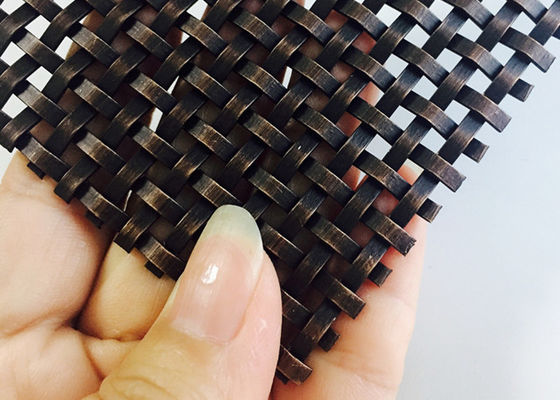 el cuadrado de la fachada de los muebles de los 6.5ft teje la armadura de acero inoxidable Mesh Smooth Surface