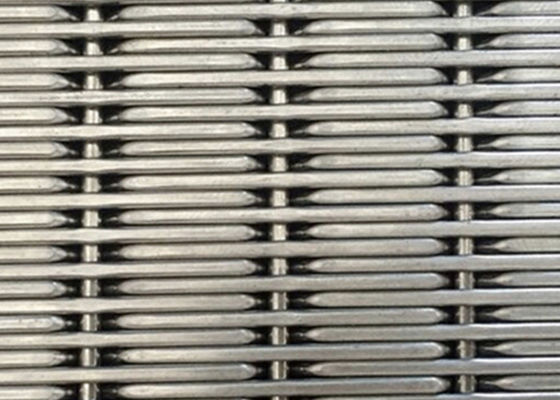 Echada tejida de acero inoxidable de la deformación del diámetro 17.5m m de Mesh Panels 2m m del alambre del SUS 304