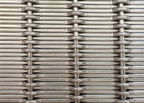 Echada tejida de acero inoxidable de la deformación del diámetro 17.5m m de Mesh Panels 2m m del alambre del SUS 304