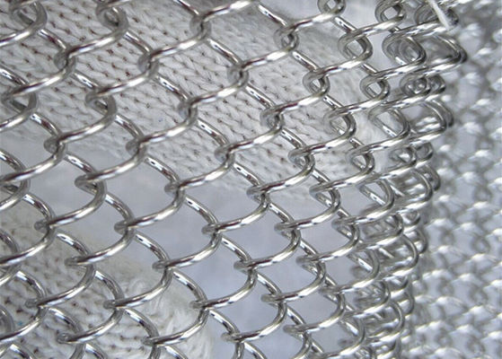 Metal libre Mesh Shower Curtain Outdoor Dividers del acero del aceite SS316L el 12m