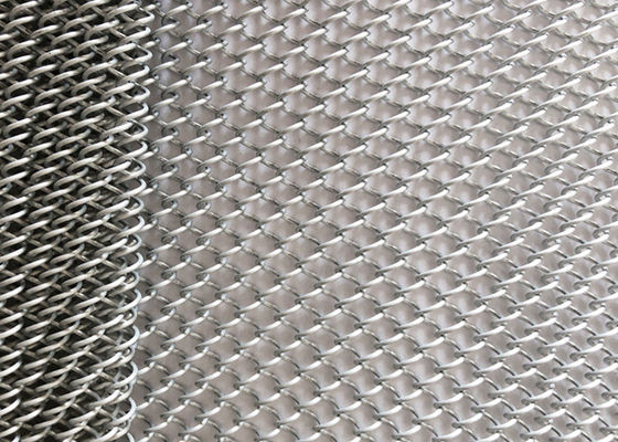 Chimenea de acero inoxidable Mesh Curtain Aluminum Oxidation de la división 304