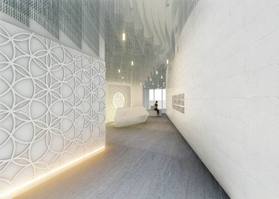 Cortinas de aluminio de gancho decorativas de 2 mm para cortinas de separación de interiores Multicolor disponible