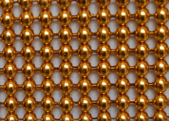Paño metálico PVD Mesh Fabric de aluminio de la lentejuela de la fachada 2m m de la decoración