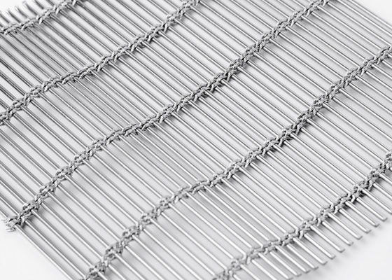 SHUOLONG Mesh Cladding Panels Anti Collision tejido de acero inoxidable interior
