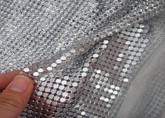 Tela de acero inoxidable de la lentejuela del metal de Oilproof 7m m exterior e interior