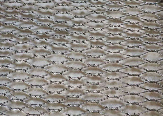 pantalla flexible antioxidante de la malla de alambre 1.6m m Dia Braided Wire Mesh Bird de 50x50m m