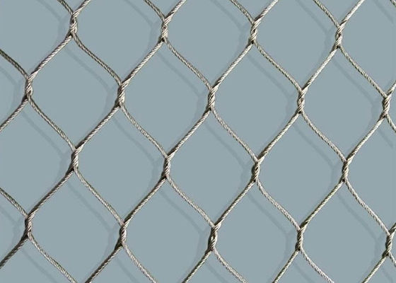 Mano de SHUOLONG 7x7 - Mesh Facade Stainless Steel Rope tejido Mesh Netting