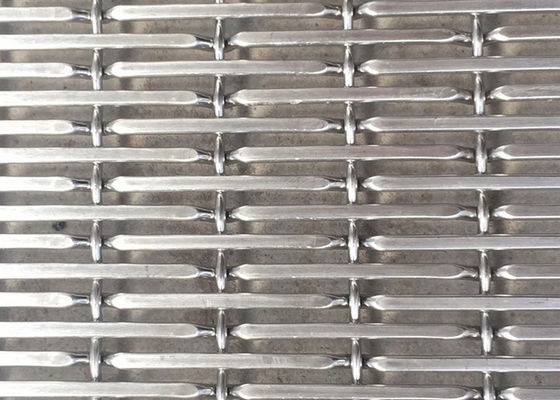 divisores arquitectónicos de acero inoxidables gruesos de 3m m Mesh Woven Wire Screen Space