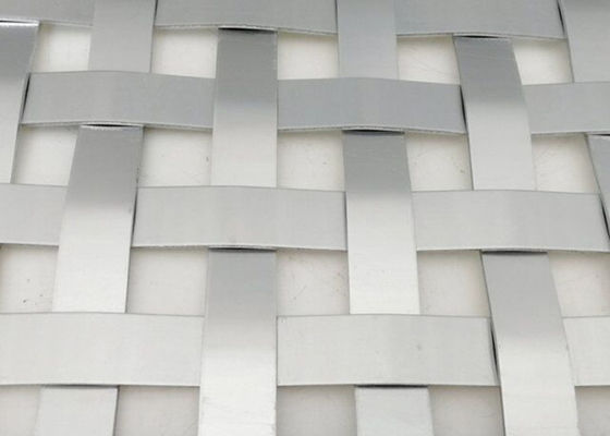 El 12m los x 4m incombustibles Mesh Aluminum Flat Metal Panels tejido arquitectónico