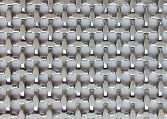Alambre tejido metal natural Mesh Decorative For Railing del color Ss316