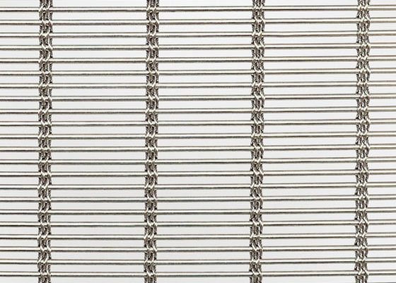 Metal arquitectónico tejido Mesh Curtain del revestimiento 3.5m m de MetalFabric