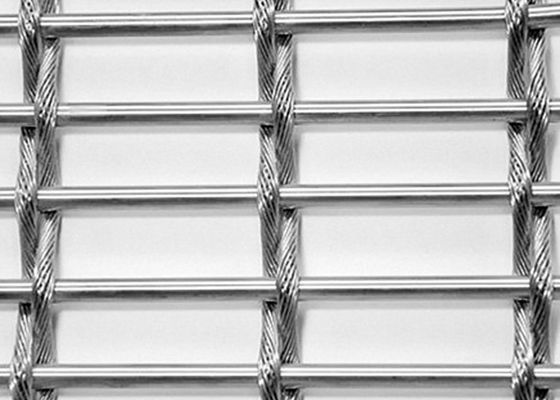 Alambre tejido decorativo Mesh Crimped Architectural de la elegancia del divisor ciego del metal