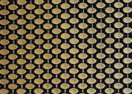 Fachada inoxidable arquitectónica rígida de Mesh Decorative Panels For Building del alambre de acero