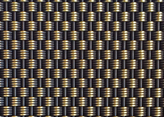 Elevador arquitectónico de Mesh Antique Brass Decorative For del metal de los Ss 304