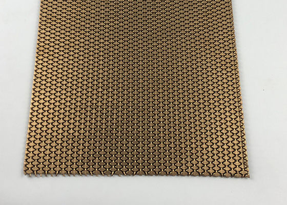 Metal arquitectónico tejido de acero inoxidable Mesh For Building Cladding de 3.2m m