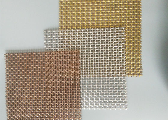 El metal tejido artesona 3.2m m Mesh For Cabinet Doors prensado de acero inoxidable