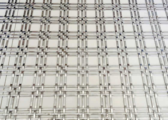 Alambre tejido decorativo Mesh Stainless Steel de la pintura plana los 3.0m el x 1.5m