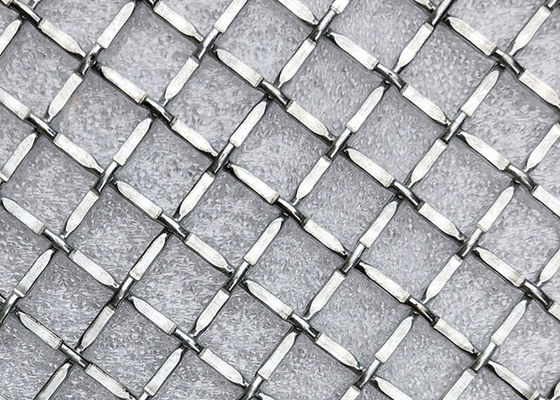 Alambre Mesh Alkali Resistance For Ceiling de la encrespadura de la cerradura de la decoración Ss302 del metal y puerta