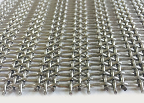 Alambre prensado de acero tejido interior Mesh Decoration Building Facade del metal de los Ss 316