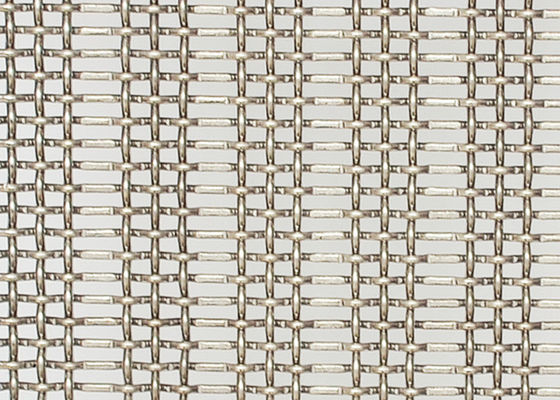Alambre prensado de acero tejido interior Mesh Decoration Building Facade del metal de los Ss 316