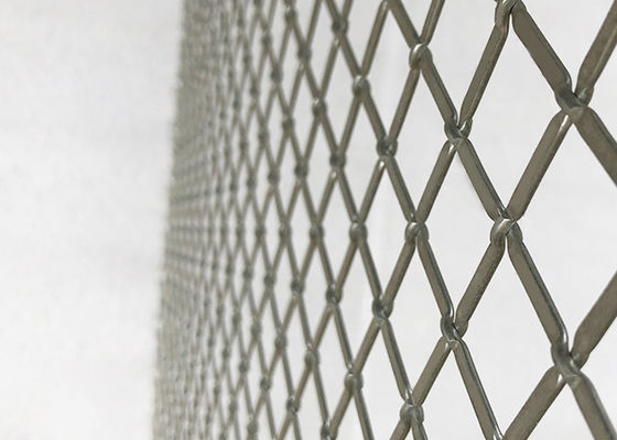 Puertas prensadas tejidas color natural de Mesh Metal Screen For Cabinet del alambre de los Ss