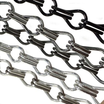 Tamaño personalizado y diseño de acero inoxidable de aluminio metálico de malla de alambre decorativa para la decoración