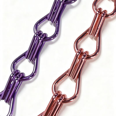 Color natural decorativo de Chainmail Ring Mesh Curtain Screen Building Facades