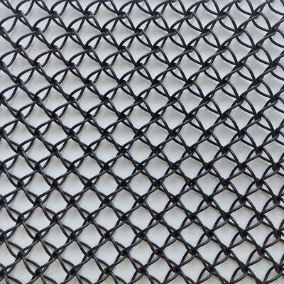 Acero inoxidable malla metálica arquitectónica tamaño de malla personalizado tratamiento de superficie anodizante para fachadas de edificios duraderos y aplicaciones interiores