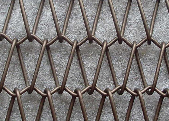 alambre espiral antiusura Mesh Conveyor Belt Fracture Resistance de los 6ft