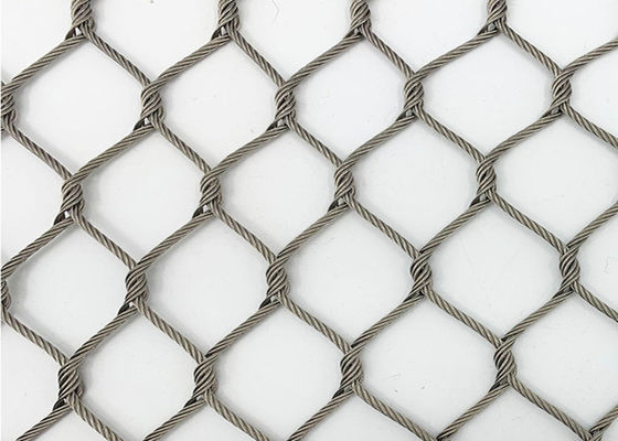cerca flexible de la cuerda del metal del impacto de Mesh For Animal Enclosures Anti del alambre 100x100